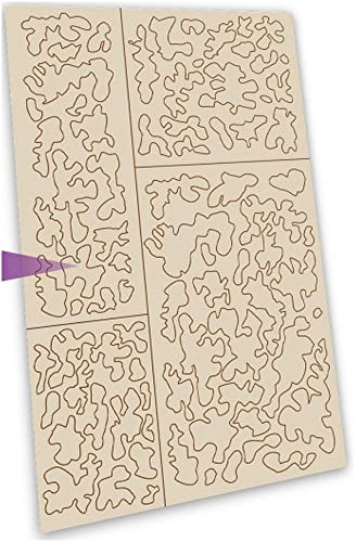 Green Stencil World GSWD-11466 Camouflage-Blatt, klassisch, 1 Kunststoff, Modell von グリーンスタッフワールド(Green staff world)