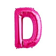 100cm Pink Folienballon Buchstabe D 100cm Pink Folienballon Buchstabe D von 通用