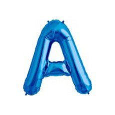 40cm Blau Folienballon Buchstabe A 40cm Blau Folienballon Buchstabe A von 通用