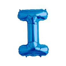 40cm Blau Folienballon Buchstabe I 40cm Blau Folienballon Buchstabe I von 通用