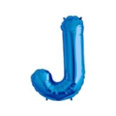 40cm Blau Folienballon Buchstabe J 40cm Blau Folienballon Buchstabe J von 通用