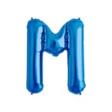 40cm Blau Folienballon Buchstabe M 40cm Blau Folienballon Buchstabe M von 通用