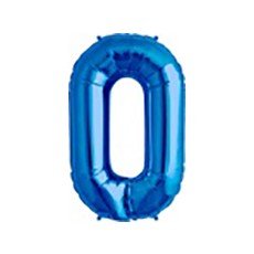 40cm Blau Folienballon Buchstabe O 40cm Blau Folienballon Buchstabe O von 通用