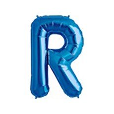 40cm Blau Folienballon Buchstabe R von 通用