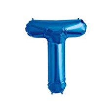40cm Blau Folienballon Buchstabe T 40cm Blau Folienballon Buchstabe T von 通用