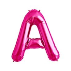 40cm Pink Folienballon Buchstabe A von 通用