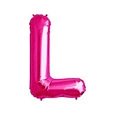 40cm Pink Folienballon Buchstabe L von 通用