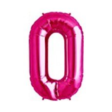 40cm Pink Folienballon Buchstabe O 40cm Pink Folienballon Buchstabe O von 通用