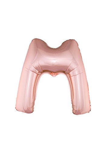 40cm Rosegold Folienballon Buchstabe M 40cm Rosegold Folienballon Buchstabe M von 通用