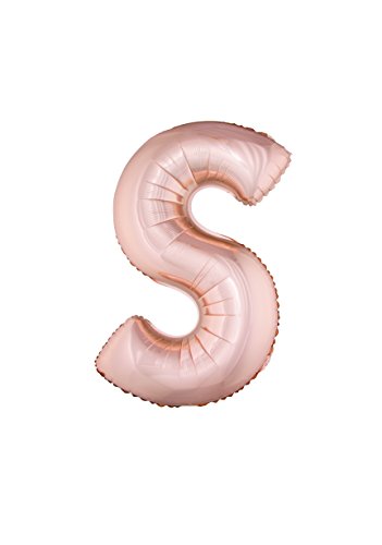 40cm Rosegold Folienballon Buchstabe S 40cm Rosegold Folienballon Buchstabe S von 通用