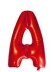 40cm Rot Folienballon Buchstabe A 40cm Rot Folienballon Buchstabe A von 通用