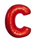40cm Rot Folienballon Buchstabe C 40cm Rot Folienballon Buchstabe C von 通用