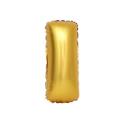 40cm gold Folienballon Buchstabe I 40cm gold Folienballon Buchstabe I von 通用