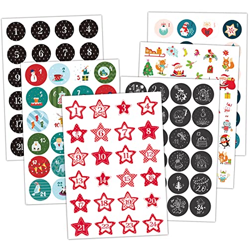 Adventskalender Zahlen Aufkleber Adventskalender Zahlen Aufkleber von 通用