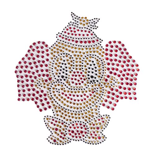 _ Bügelbild Clown Strass 15x16cm Clowngesicht Applikation Karneval Kostüm Fasching _ Bügelbild Clown Strass 15x16cm Clowngesicht Applikation Karneval Kostüm Fasching von _