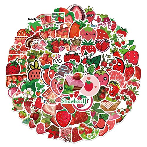 通用 IRP4 Strawberry stickers, Acrylic, Erdbeere von Juliyeh