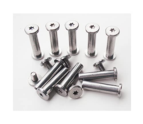 Klappmesser Corby Schrauben,Taschenmesser Pivot Pins,EDC Messermacher Schraubverschlüsse Nieten,DIY Messergriff Studs,Packung mit 10 (20mm) von 通用