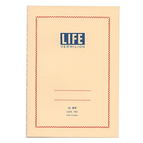 LIFE VERMILION Note Book B6 - Line 32sheet LIFE VERMILION Note Book B6 - Line 32sheet von ライフ