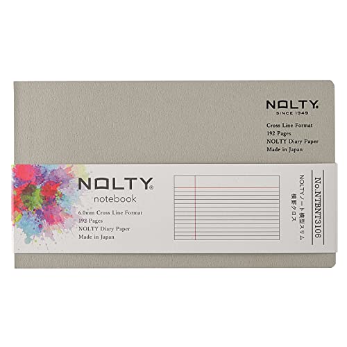 日本能率協会マネジメントセンター NOLTY NTBNT3106 Notizbuch, schmal, horizontal liniert, Stoff, greige 日本能率協会マネジメントセンター NOLTY NTBNT3106 Notizbuch, schmal, horizontal liniert, Stoff, greige von 日本能率協会マネジメントセンター