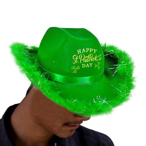Patrick's Day Hüte für Damen, St. Patricks Day Hüte für Herren – -Cowboy-Mützen – St. Patricks Day Cowgirl-Kappen für Mädchen, , Halloween-Zubehör für Frauen Patrick's Day Hüte für Damen, St. Patricks Day Hüte für Herren – -Cowboy-Mützen – St. Patricks Day Cowgirl-Kappen für Mädchen, , Halloween-Zubehör für Frauen von ノーブランド品