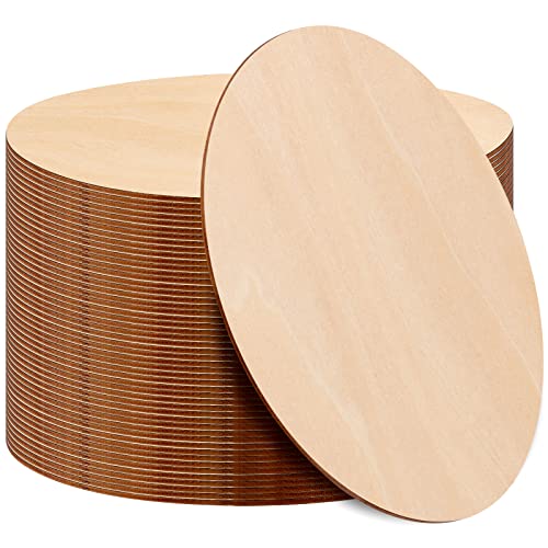 PINGEUI 50 Stück 20 cm unlackierte runde Holzkreise, 0,25 cm dick, blanko, runde Holzscheiben, Holzkreise zum Basteln, groß, Schild, Heimdekoration, Weihnachtsschmuck PINGEUI 50 Stück 20 cm unlackierte runde Holzkreise, 0,25 cm dick, blanko, runde Holzscheiben, Holzkreise zum Basteln, groß, Schild, Heimdekoration, Weihnachtsschmuck von PINGEUI