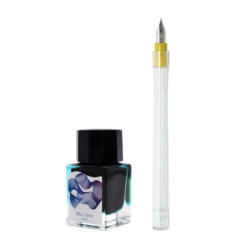 Sailor Füllfederhalter Dip Pen Ink Set - Dipton+hocoro - Blauer Rahmen/Szene Kalligraphie 10-0251-701 von セーラー万年筆