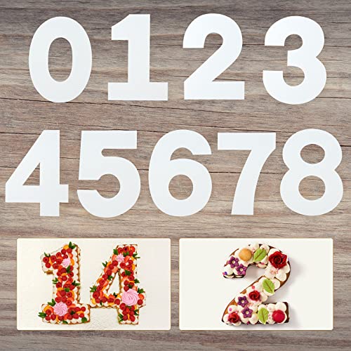 Schablonen, 9 Stück 30 cm 0-8 Zahlen DIY Backen Kuchen Schablonen, Flache Plastikschablonen Zahlenform,zahlenschablonen für Kuchen für DIY-Kuchen, Kekse, Hochzeit Geburtstag Party Dekoration Schablonen, 9 Stück 30 cm 0-8 Zahlen DIY Backen Kuchen Schablonen, Flache Plastikschablonen Zahlenform,zahlenschablonen für Kuchen für DIY-Kuchen, Kekse, Hochzeit Geburtstag Party Dekoration von 无品牌