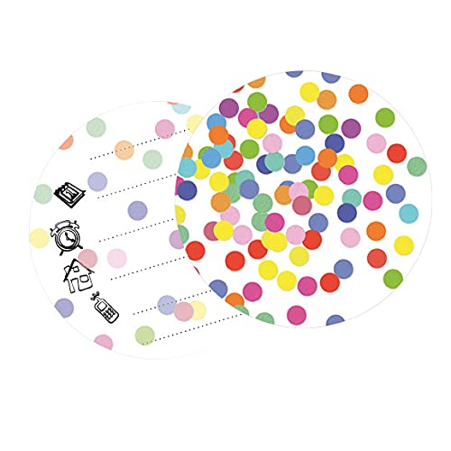- Uitnodigingen Confetti, 6st. - Uitnodigingen Confetti, 6st. von -