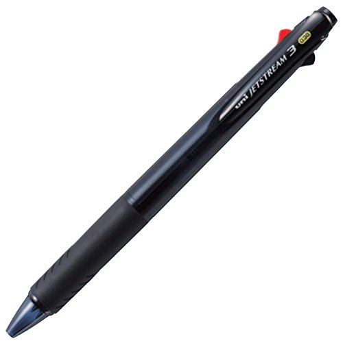 Uni Kugelschreiber Jetstream 3 Farbe Schwarz transparent, schwarz Uni Kugelschreiber Jetstream 3 Farbe Schwarz transparent, schwarz von 三菱鉛筆