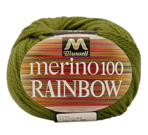 Yuzawaya Garn Mansell Merino Rainbow - Kammgewicht, Nr. 142,2 cm Mansell Yuzawaya Garn Mansell Merino Rainbow - Kammgewicht, Nr. 142,2 cm Mansell von ユザワヤ
