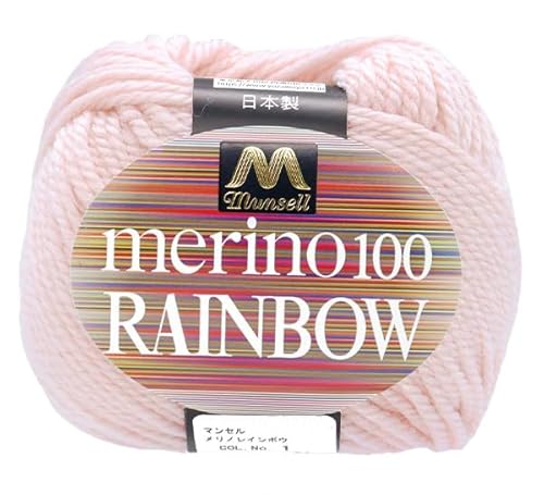 Yuzawaya Garn Mansell Merino Rainbow - Kammgewicht, Nr. 2.5 cm Mansell Yuzawaya Garn Mansell Merino Rainbow - Kammgewicht, Nr. 2.5 cm Mansell von ユザワヤ