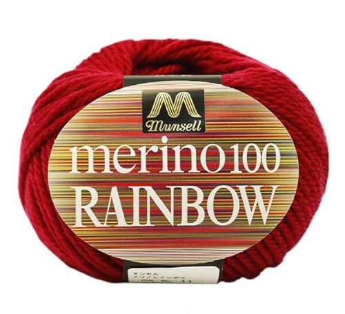 Yuzawaya Garn Mansell Merino Rainbow – Kammgewicht, Nr. 27,9 cm Mansell Yuzawaya Garn Mansell Merino Rainbow – Kammgewicht, Nr. 27,9 cm Mansell von ユザワヤ