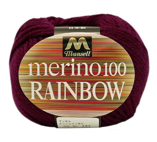 Yuzawaya Garn Mansell Merino Rainbow - Kammgewicht, Nr. 322.6 cm Mansell Yuzawaya Garn Mansell Merino Rainbow - Kammgewicht, Nr. 322.6 cm Mansell von ユザワヤ