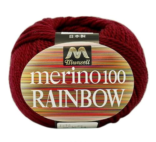 Yuzawaya Garn Mansell Merino Rainbow - Kammgewicht, Nr. 33 cm Mansell Yuzawaya Garn Mansell Merino Rainbow - Kammgewicht, Nr. 33 cm Mansell von ユザワヤ