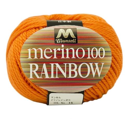 Yuzawaya Garn Mansell Merino Rainbow – Kammgewicht, Nr. 38,1 cm, Mansell Yuzawaya Garn Mansell Merino Rainbow – Kammgewicht, Nr. 38,1 cm, Mansell von ユザワヤ