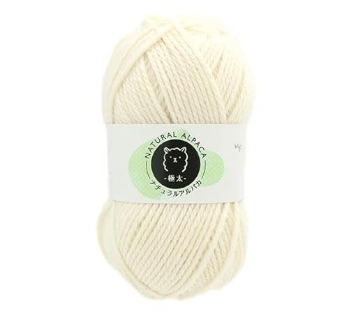 Yuzawaya Herbst/Winter Garn "Natural Alpaca Bulky No.1: White" World Festa von ユザワヤ