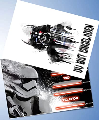 10 Einladungskarten für Geburtstag Partys und Kindergeburtstag Star Wars Nr.13 10 Einladungskarten für Geburtstag Partys und Kindergeburtstag Star Wars Nr.13 von 000