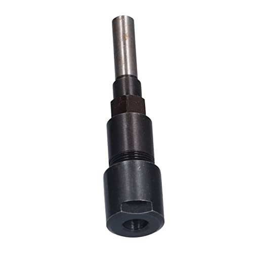 Verlängerungsfutter, komplette Schnitttiefe Legierter Stahl Rundgriff Tragbare Oberfräse Spannzangenverlängerungen 1/4 Zoll 8 mm 12 mm für die Holzbearbeitung(8mm Griff) von 01 02 015