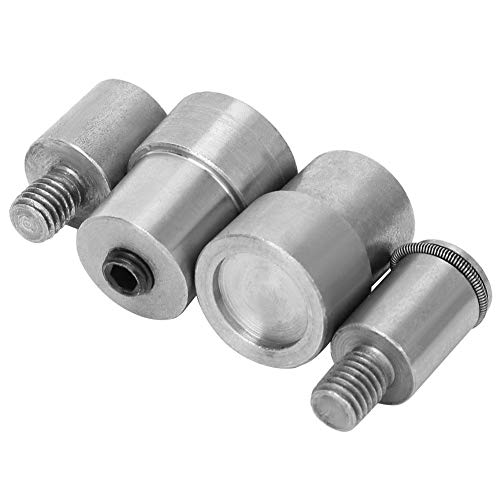 Werkzeugform-Druckknopf 4-tlg. Druckknopf Werkzeugform-Silber-Edelstahl-Ersatzsätze für 831 von 03