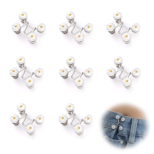 0XBIT Hosenbund Enger Machen, 8 Stück Hosenknopf zum Enger Machen, Hosen Enger Machen Clip, Hosenverkleinerung, Kein Nähen Erforderlich, für Hosen Passend zur Größe 0XBIT Hosenbund Enger Machen, 8 Stück Hosenknopf zum Enger Machen, Hosen Enger Machen Clip, Hosenverkleinerung, Kein Nähen Erforderlich, für Hosen Passend zur Größe von 0XBIT