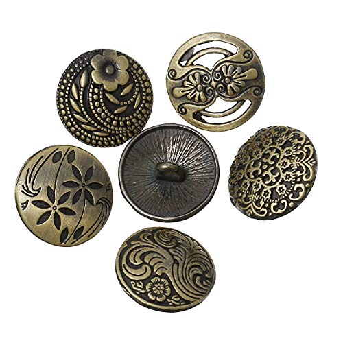 10 Metallknöpfe bronzefarben 17 mm rund zufällig gemischt Ösenknöpfe Nähen 10 Metallknöpfe bronzefarben 17 mm rund zufällig gemischt Ösenknöpfe Nähen von 10