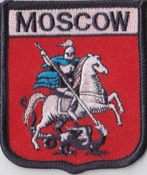 1000 Flags Moskau Russland Flagge Aufgestickt Patch Abzeichen von 1000 Flags