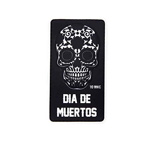 101 INC. Patch - Dia de Muertos Schwarz von 101 INC.