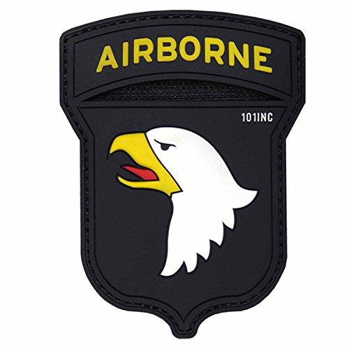 Emblem 3D PVC Airborne 101st #17023 Rubber Patch Klett Abzeichen 9,3 x 7 cm US Wei?kopf Adler Emblem 3D PVC Airborne 101st #17023 Rubber Patch Klett Abzeichen 9,3 x 7 cm US Wei?kopf Adler von ODIPPO