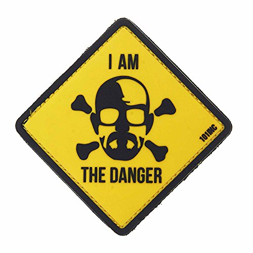 Emblem 3D PVC I AM The Danger Klett Patch Abzeichen Aufnäher von 101 Inc.