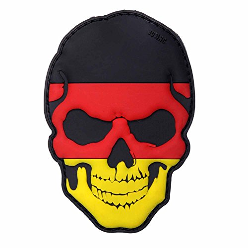 Emblem 3D Patch Skull Totenkopf Deutschland BRD schwarz-rot-gold 5 x 9 cm Abzeichen Emblem 3D Patch Skull Totenkopf Deutschland BRD schwarz-rot-gold 5 x 9 cm Abzeichen von 101 Inc.