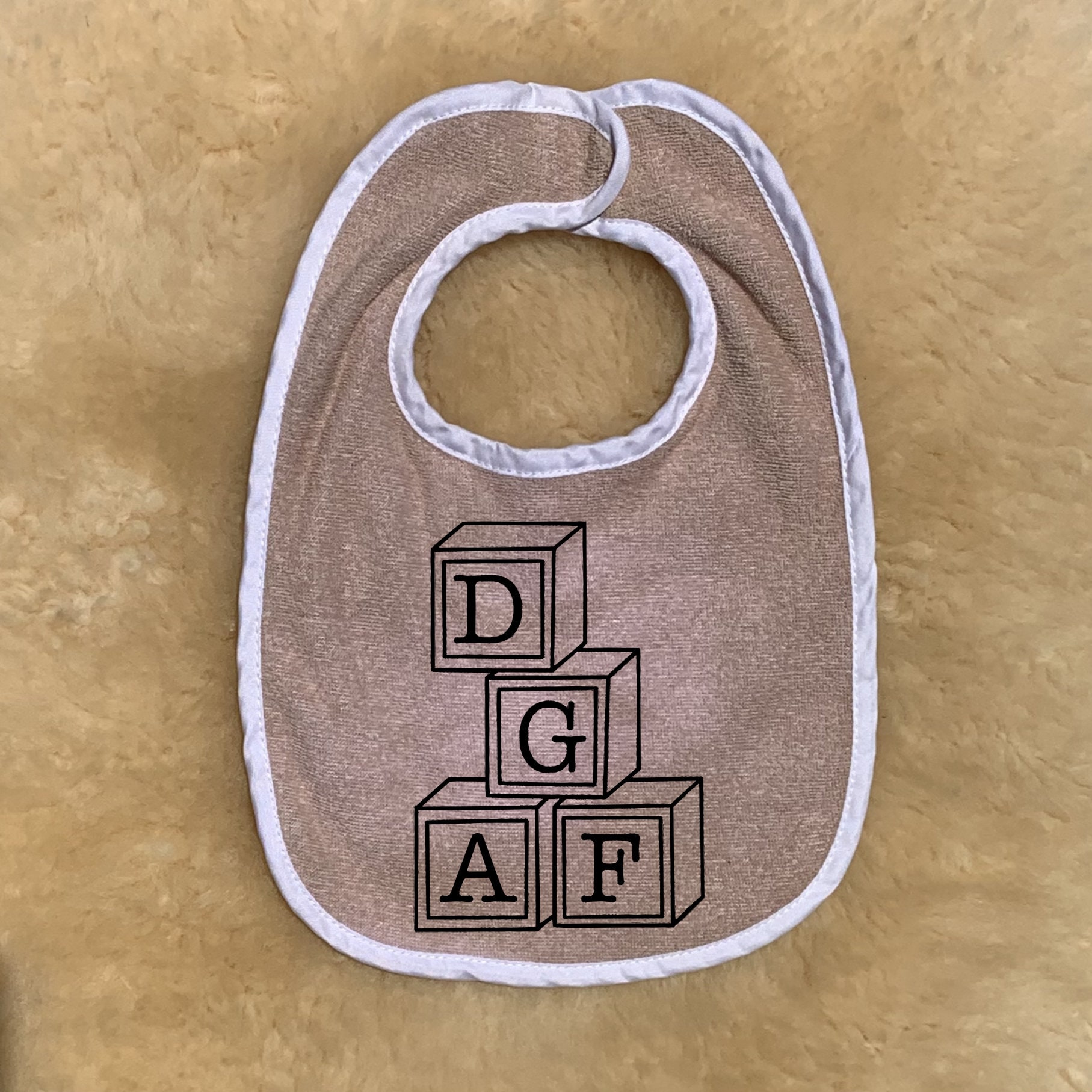 Dgaf Baby Lätzchen - Crude Rude Lustige Weird Unisex Säugling Neugeborene Kleinkind Shower Geschenk von 101DamnationsShop