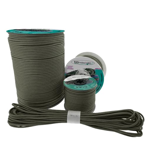 123Paracord Paracord 425 3mm Type Ideal für DIY-Projekte, Zelten und Outdoor-Abenteuer - Grundfarben 123Paracord Paracord 425 3mm Type Ideal für DIY-Projekte, Zelten und Outdoor-Abenteuer - Grundfarben von 123Paracord