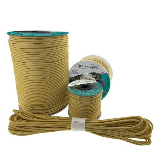 123Paracord Paracord 425 3mm Type Ideal für DIY-Projekte, Zelten und Outdoor-Abenteuer - Grundfarben 123Paracord Paracord 425 3mm Type Ideal für DIY-Projekte, Zelten und Outdoor-Abenteuer - Grundfarben von 123Paracord