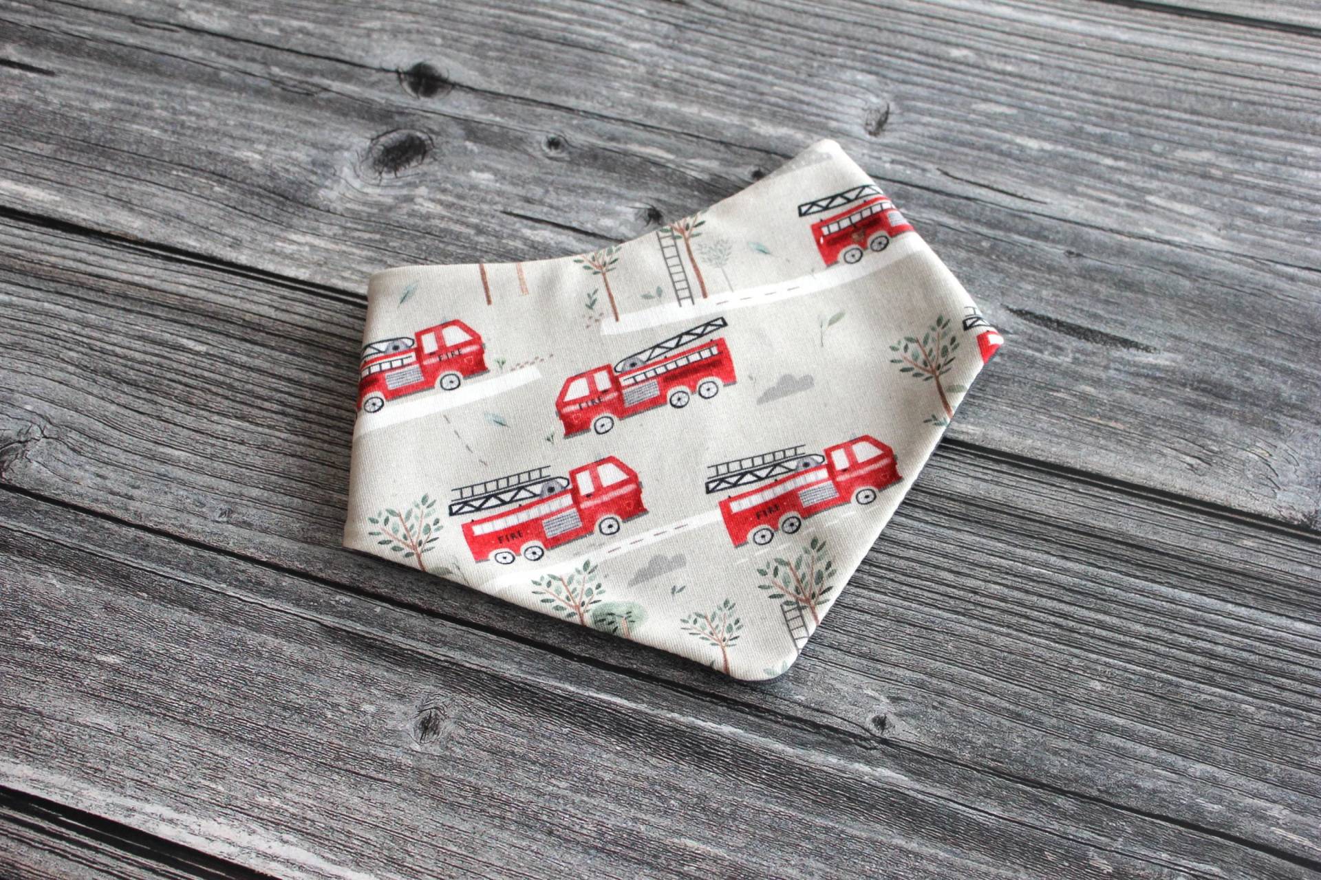 Baby Halstuch Lätzchen Feuerwehrauto Jungen Mädchen Braun Geburt Geschenk Feuerwehr Firetruck Baby Halstuch Lätzchen Feuerwehrauto Jungen Mädchen Braun Geburt Geschenk Feuerwehr Firetruck von 17Maschen